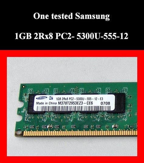 samsung memory pc2 5300u.